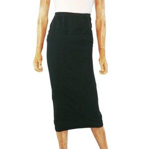Laneus Black Pencil Skirt